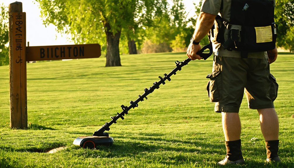 verify metal detecting permissions