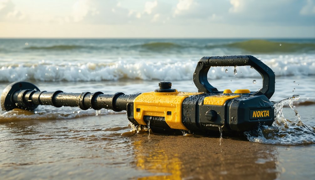 versatile waterproof metal detector