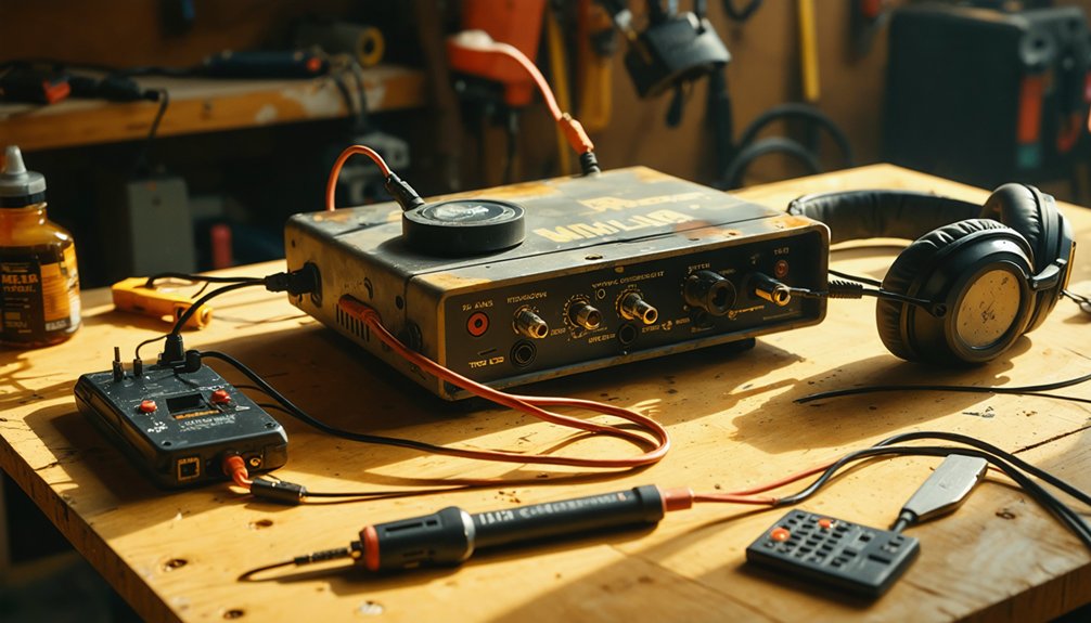 wireless audio for detectors