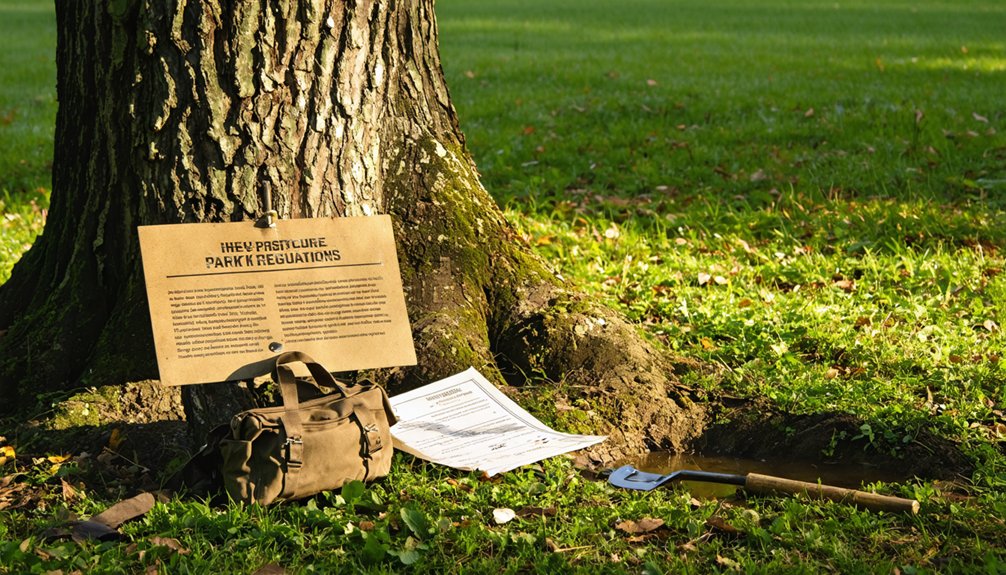 woburn metal detecting guidelines