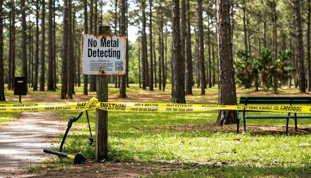 avoid restricted park areas