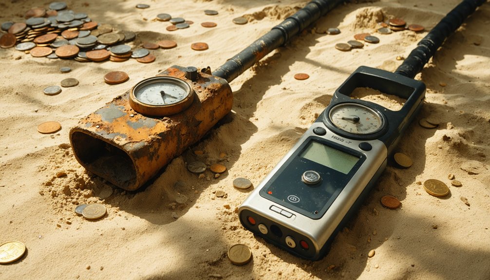 comparing metal detector eras