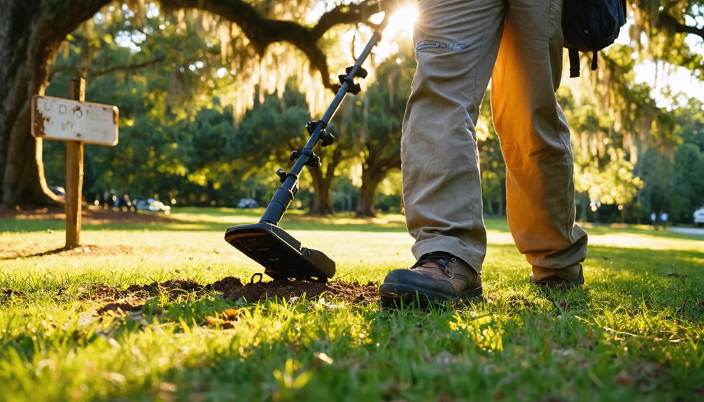 easley metal detecting regulations