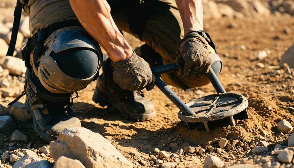 knee protection for detecting
