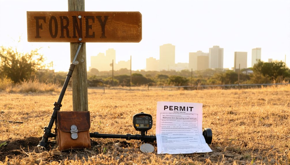 legal detecting in forney