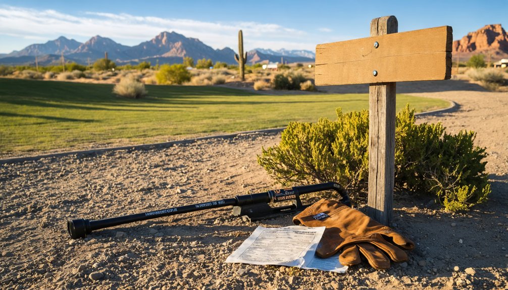 legal detecting locations nearby