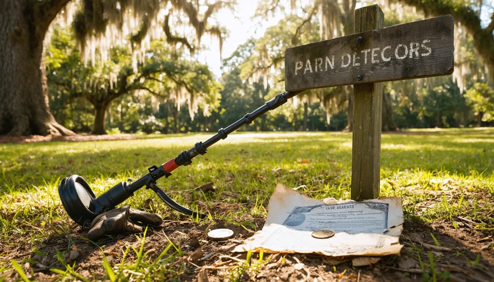 legal metal detecting locations
