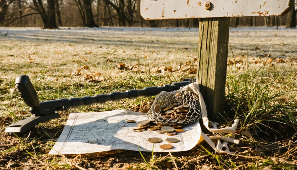 legal metal detecting locations