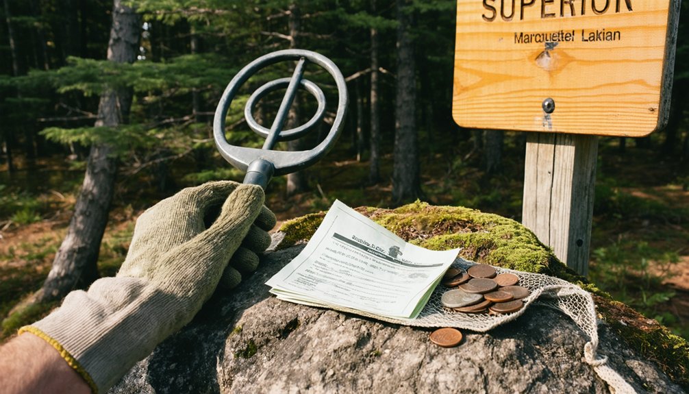 marquette metal detecting regulations