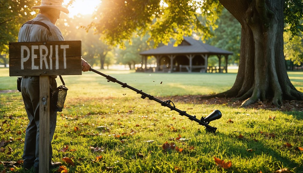 metal detecting access guidelines