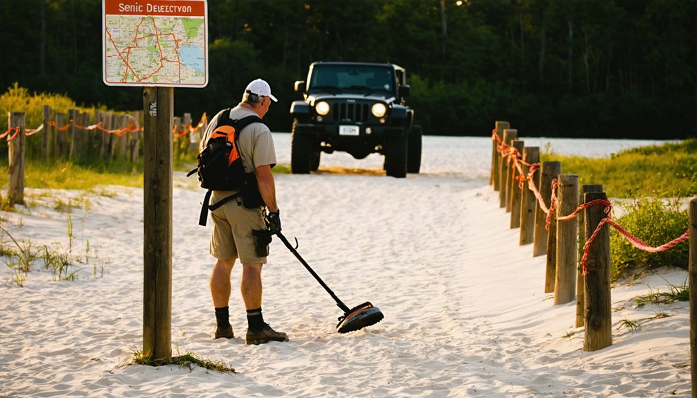 metal detecting beach regulations