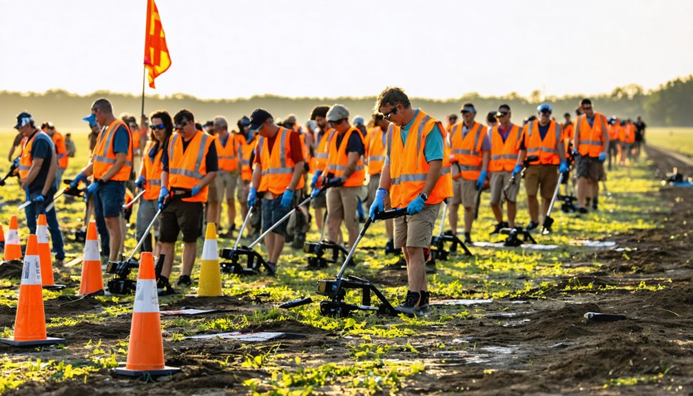 metal detecting contest safety