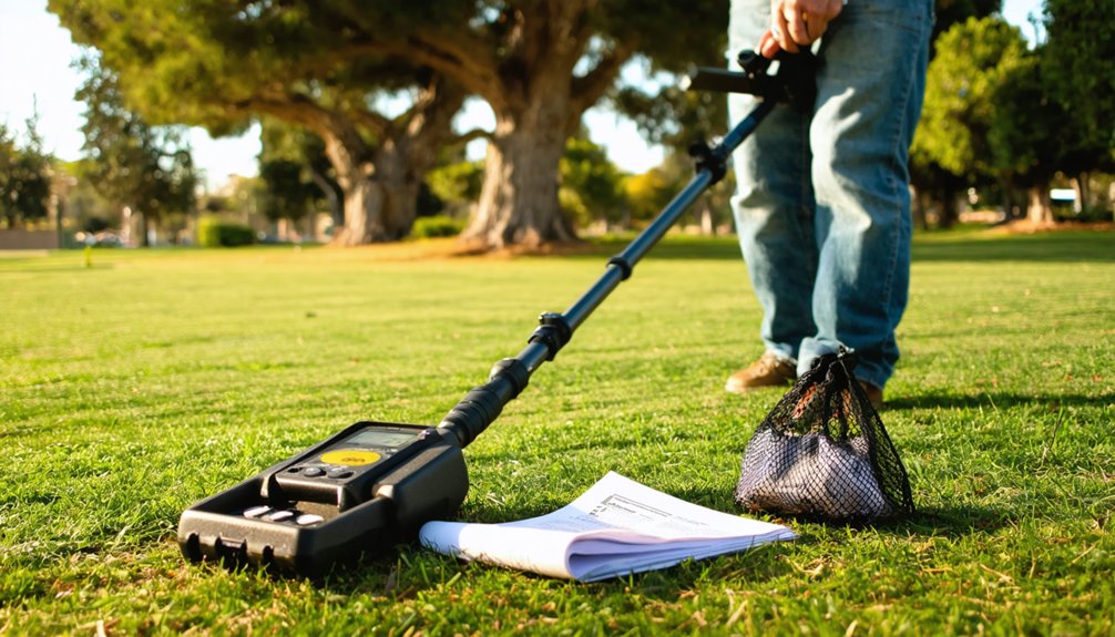 metal detecting guidelines hayward