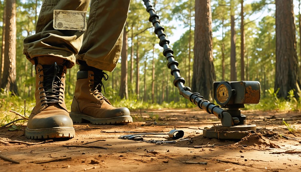 metal detecting guidelines louisiana