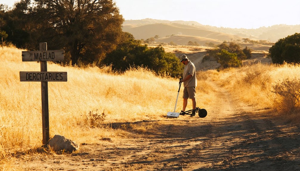 metal detecting is prohibited