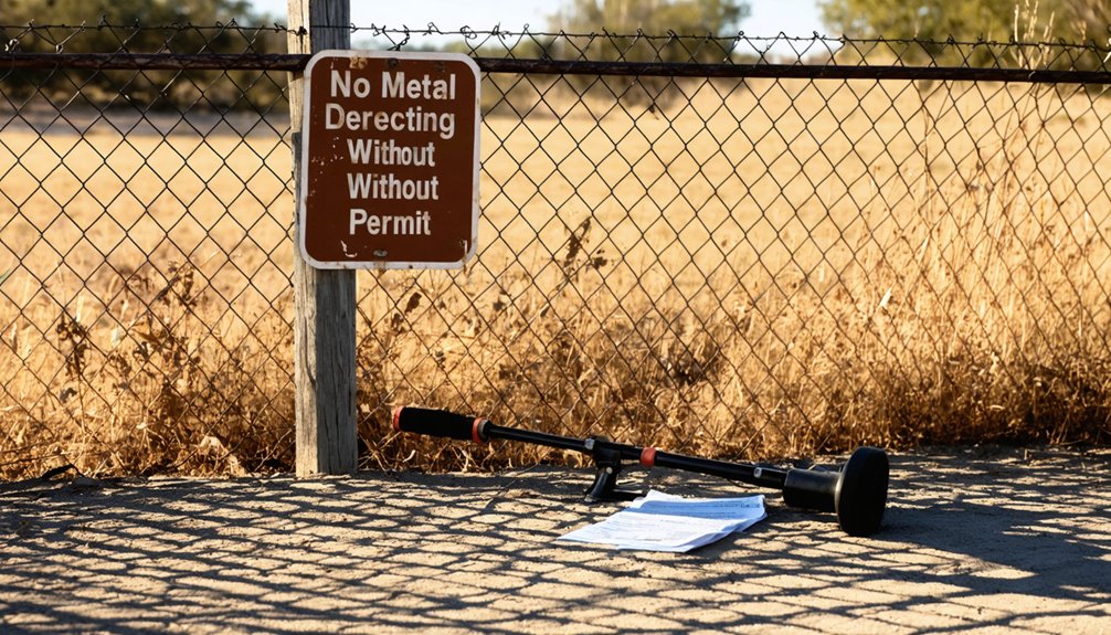 metal detecting legal penalties