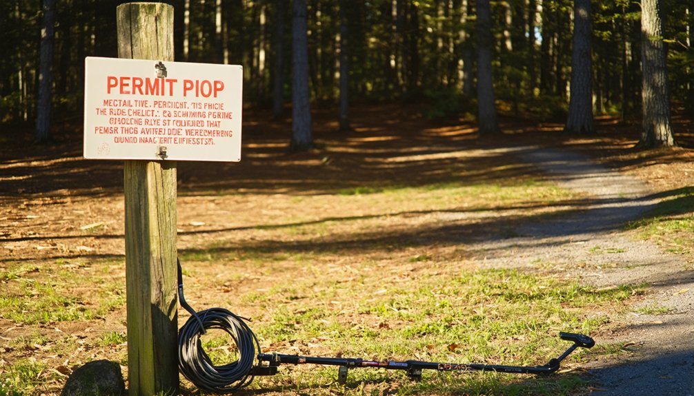 metal detecting location guidelines