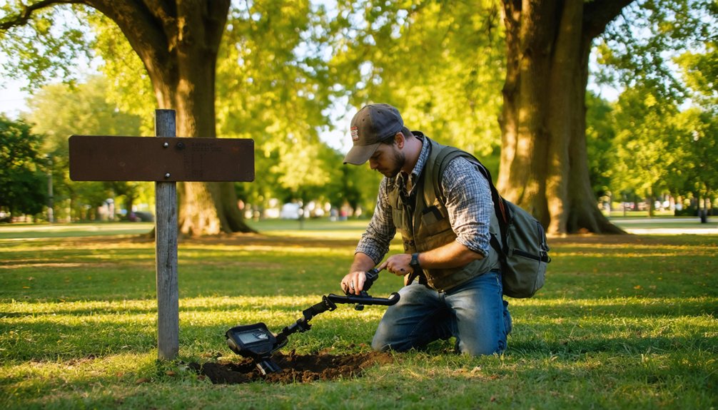 metal detecting location rules