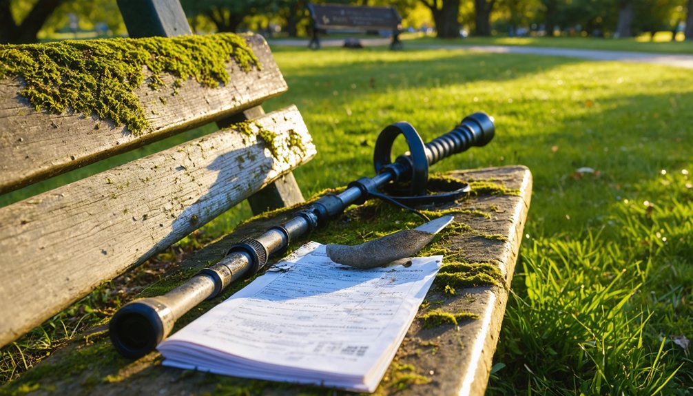 metal detecting park hours