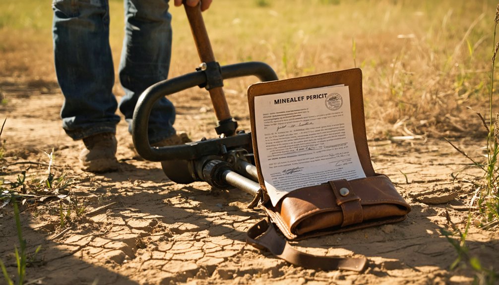 metal detecting permit process