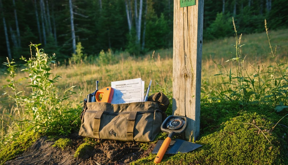 metal detecting permit required