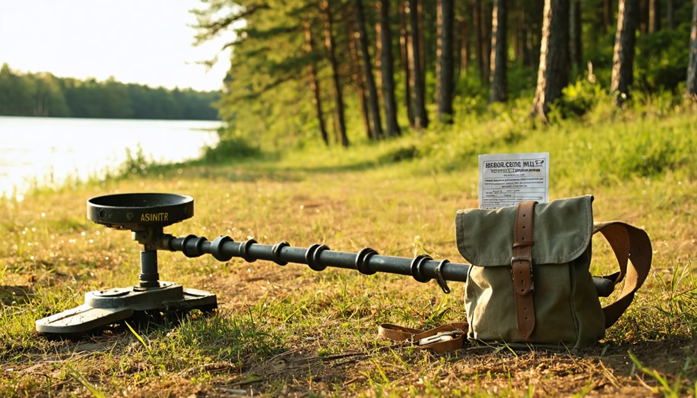 metal detecting permit rules