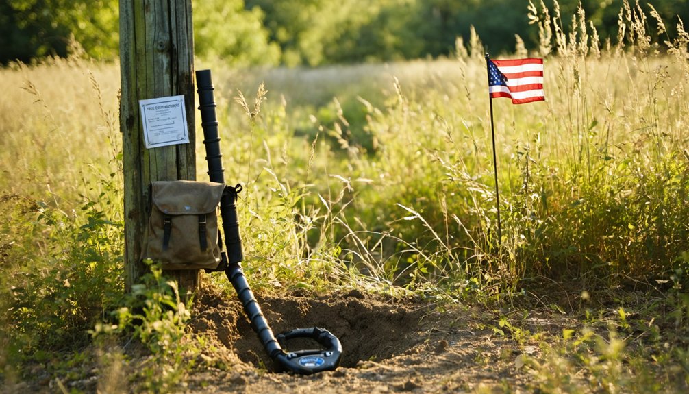 metal detecting regulations apply