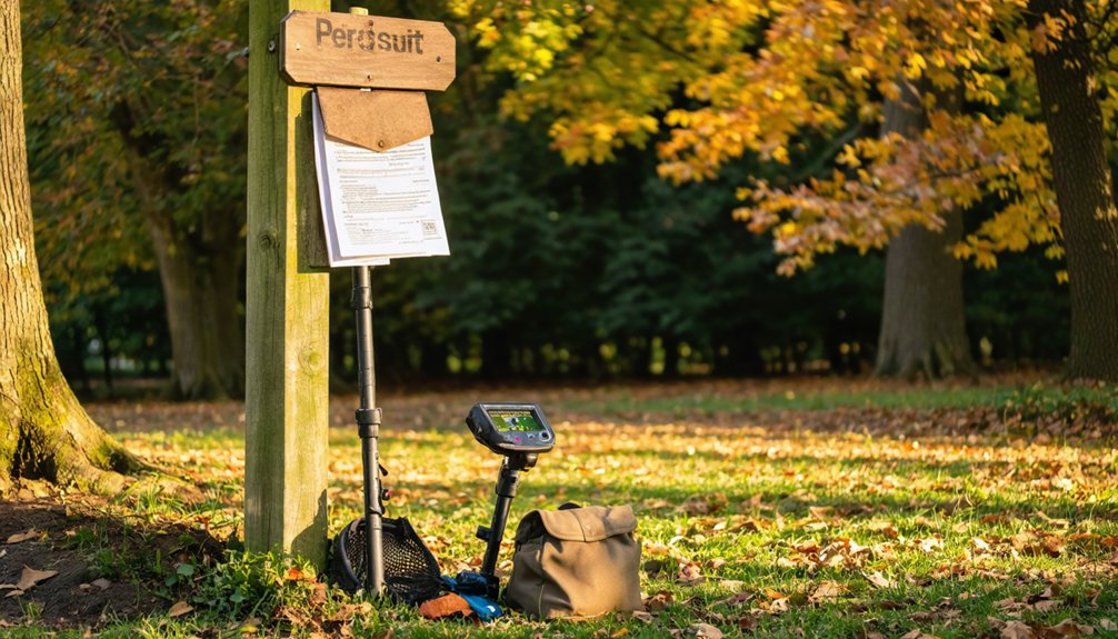 metal detecting regulations bloomingdale