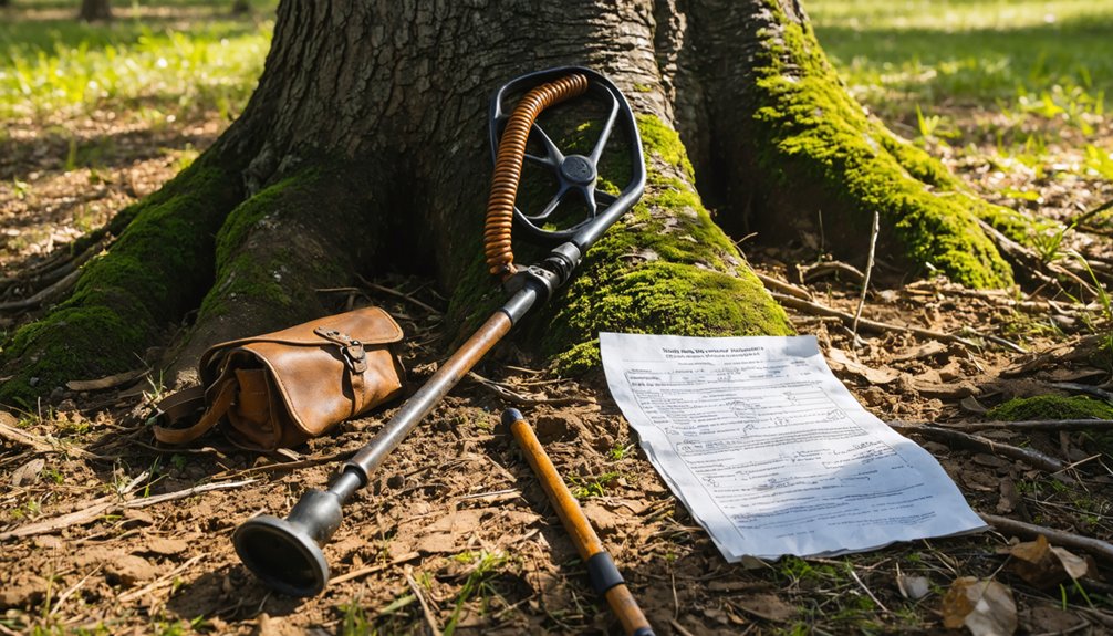 metal detecting regulations fordyce