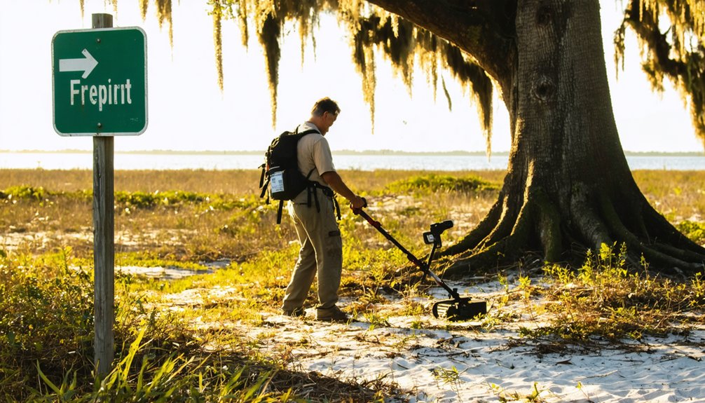metal detecting regulations freeport