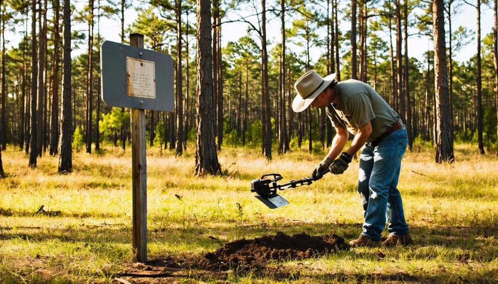 metal detecting regulations gladewater