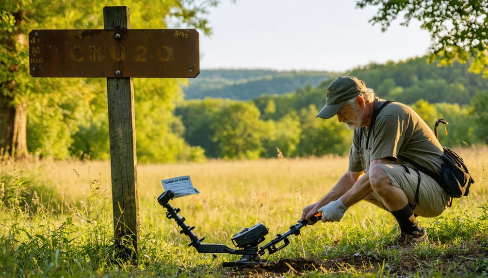 metal detecting regulations gordonsville