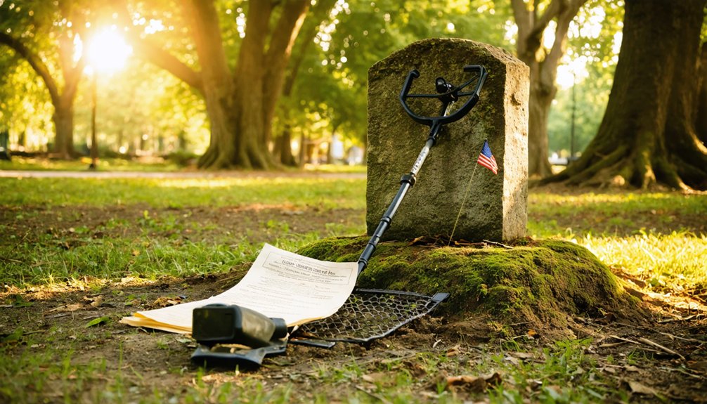 metal detecting regulations iuka