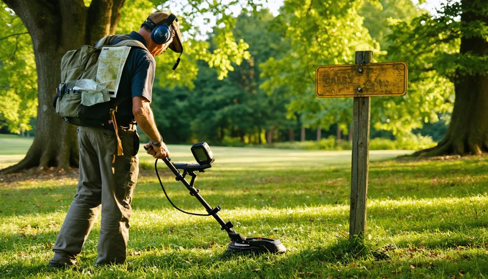 metal detecting regulations maryland