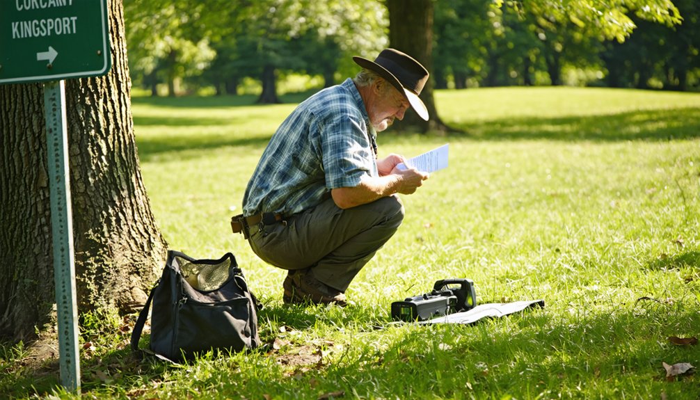 metal detecting rules kingsport