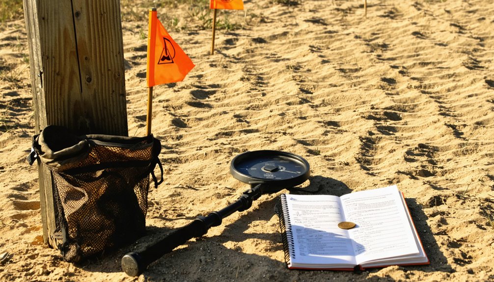 metal detecting trip preparation