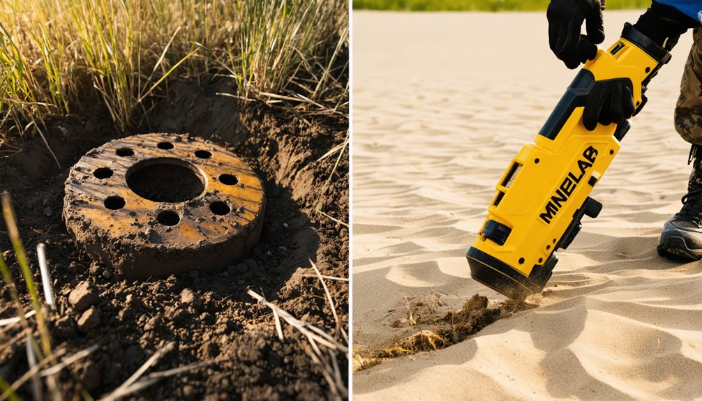 mining versus metal detecting