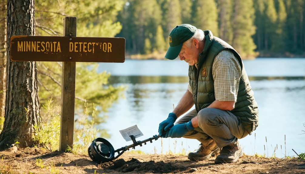 nisswa metal detecting regulations