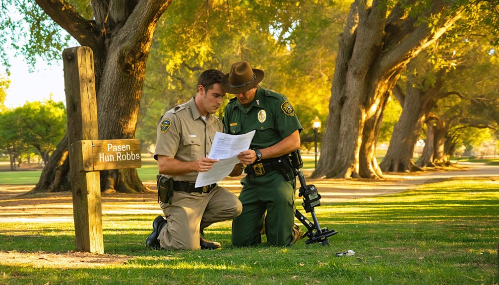 obtain written detection permission