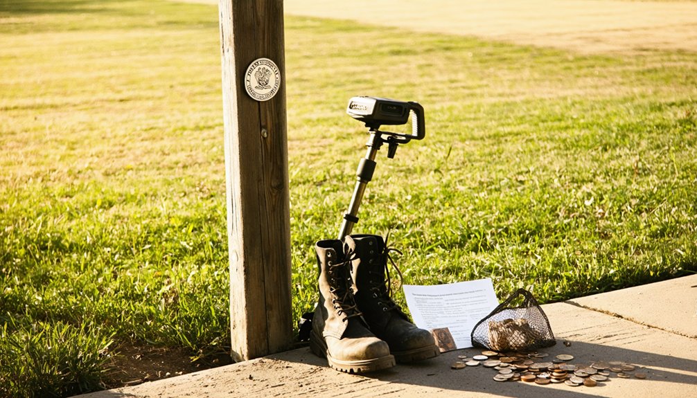 permit required for metal detecting