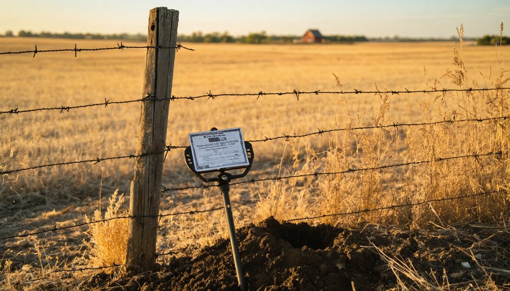 private land treasure hunting