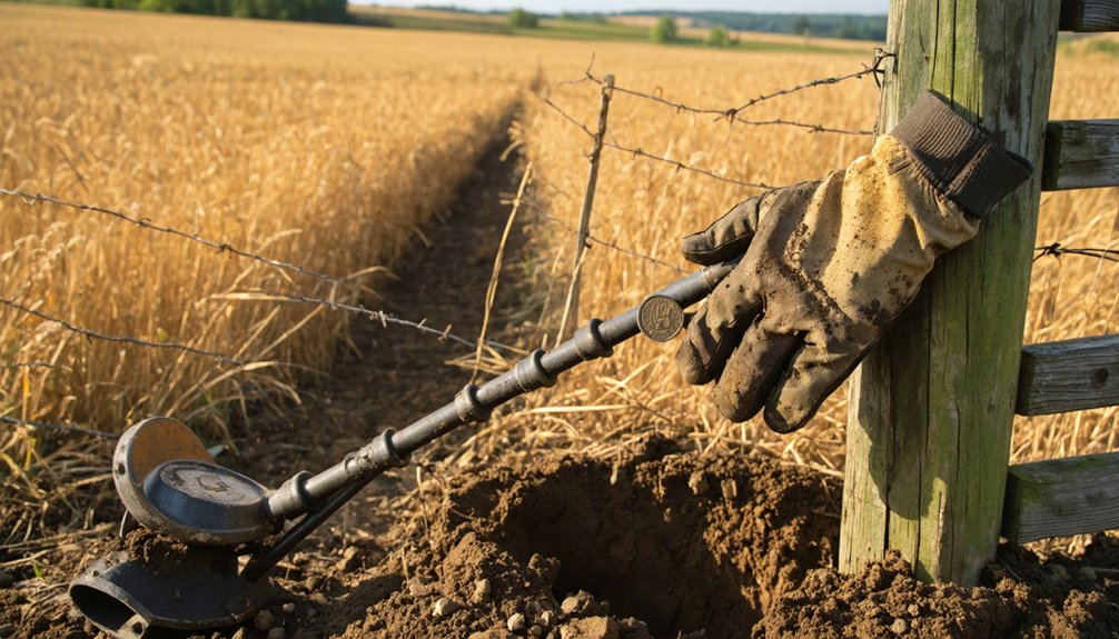 private property metal detecting