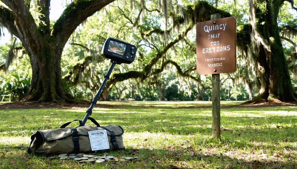 quincy metal detecting regulations