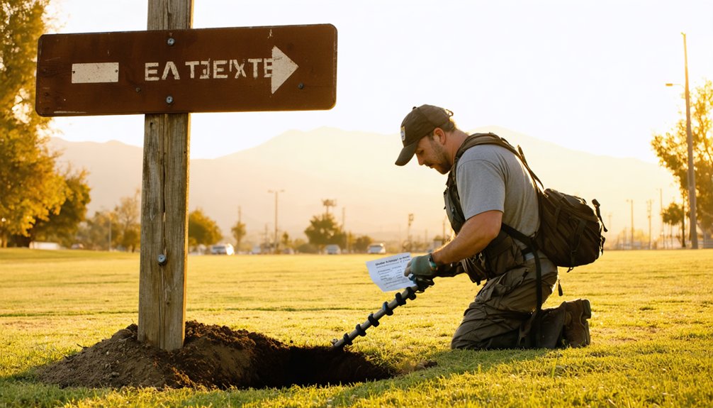 respect digging depth regulations