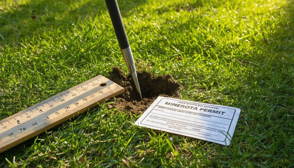 respect digging depth rules