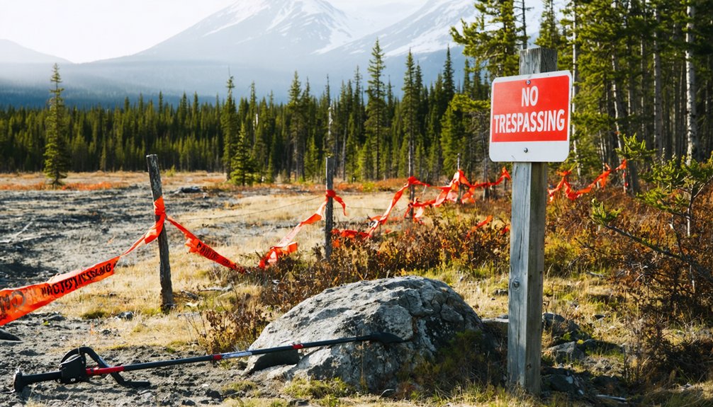 restricted areas for detecting