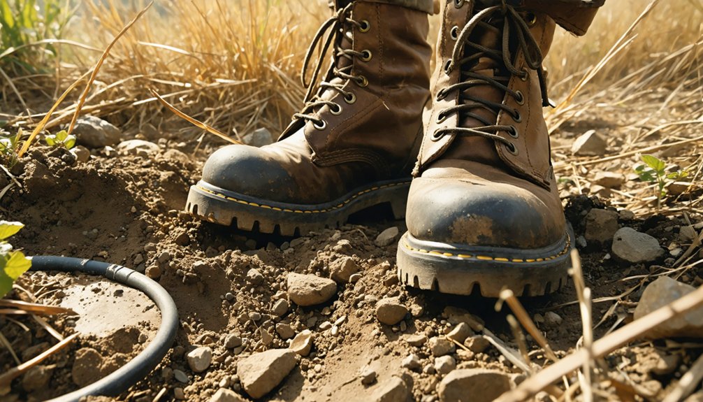 safe footwear for detecting