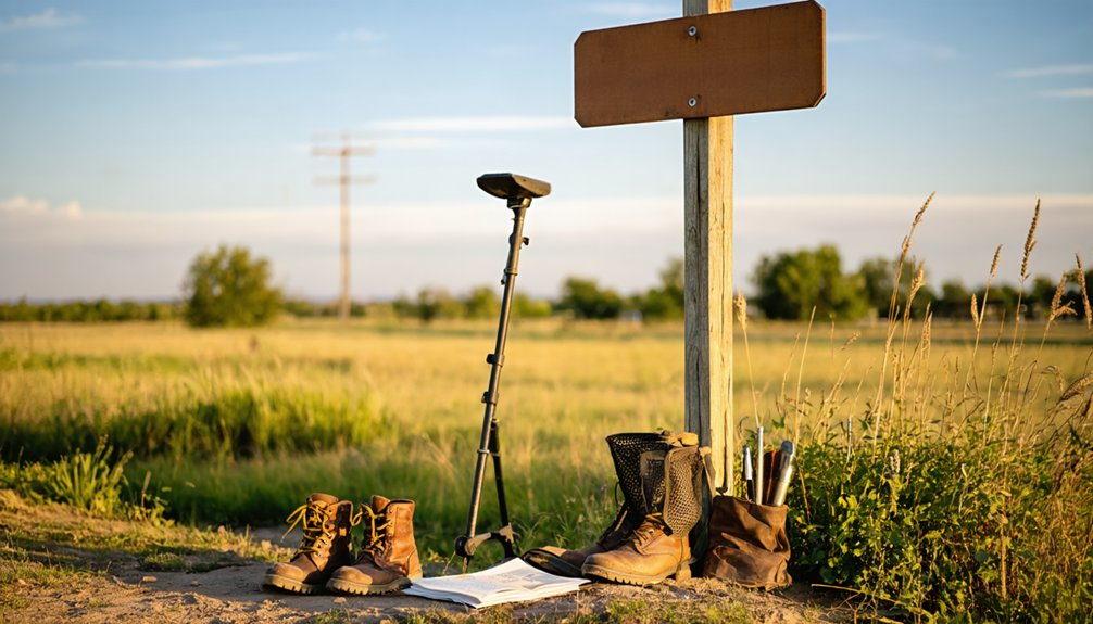 secure necessary metal detecting permits