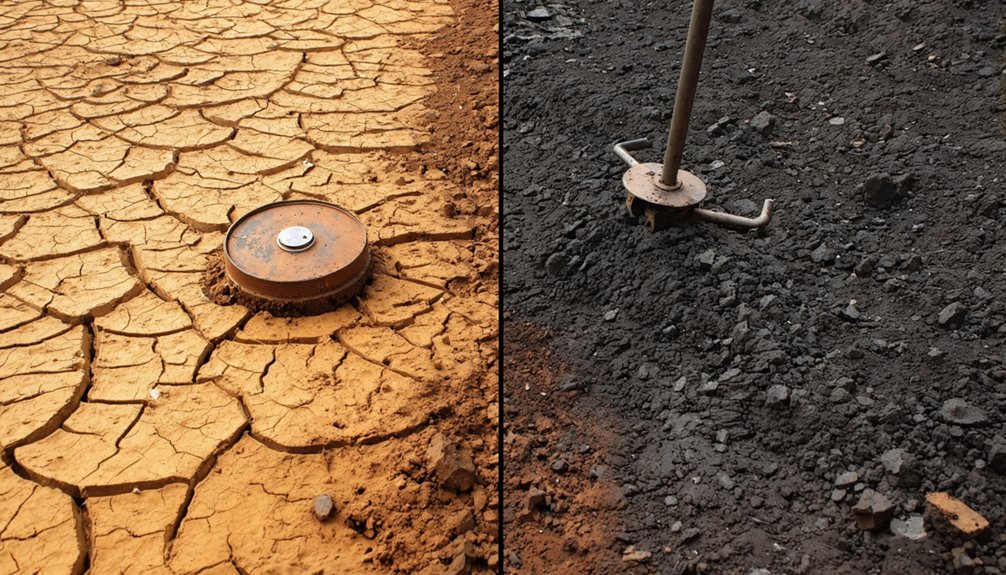 soil affects detector performance