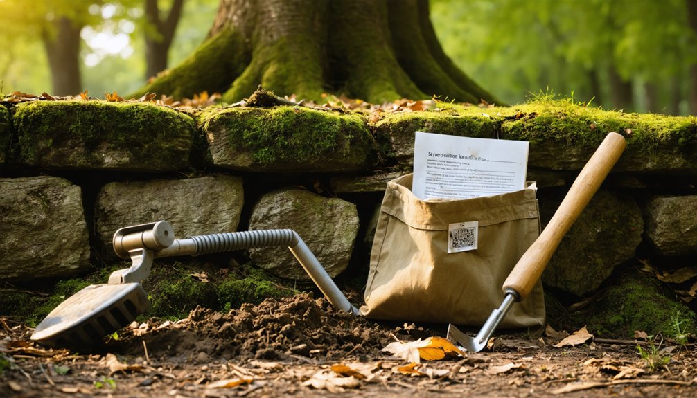 tazewell metal detecting guidelines